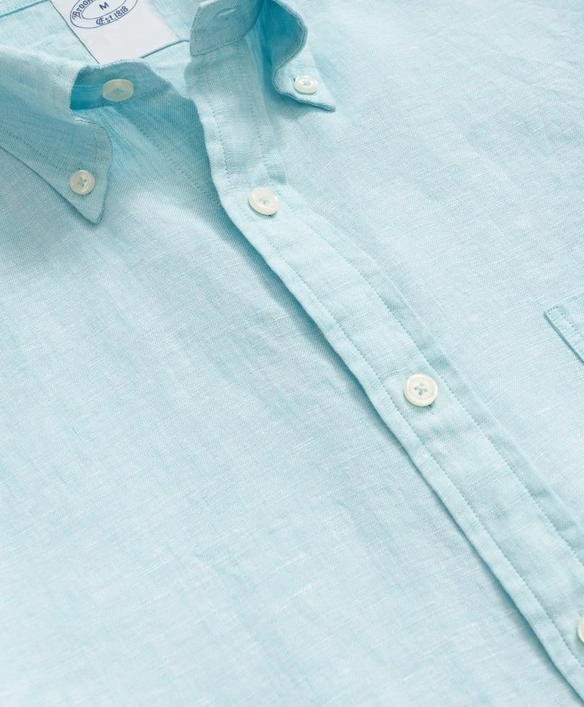 Brooks Brothers Irish Linen Short-Sleeve Sport Shirt 2