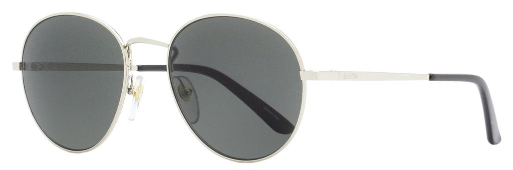 Smith Unisex Oval Sunglasses Prep YB7IR Silver/Black 53mm