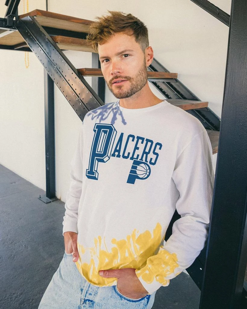 Junk Food Clothing NBA Indiana Pacers Tie Dye Flea Market Long Sleeve Tee 4