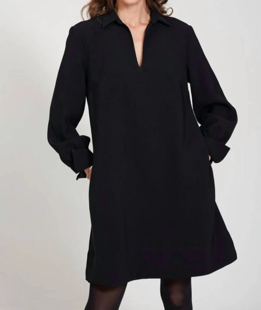 0039 Italy 0039 Italy - V-neck Open Collar Dress 1