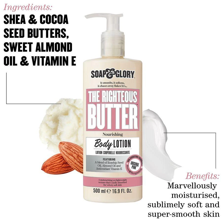 Soap & Glory The Righteous Butter Moisturizing Body Lotion Original Pink 4