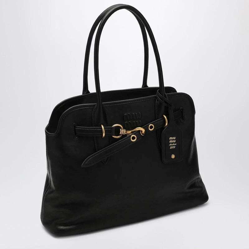 Miu Miu Black nappa leather Aventure bag 3
