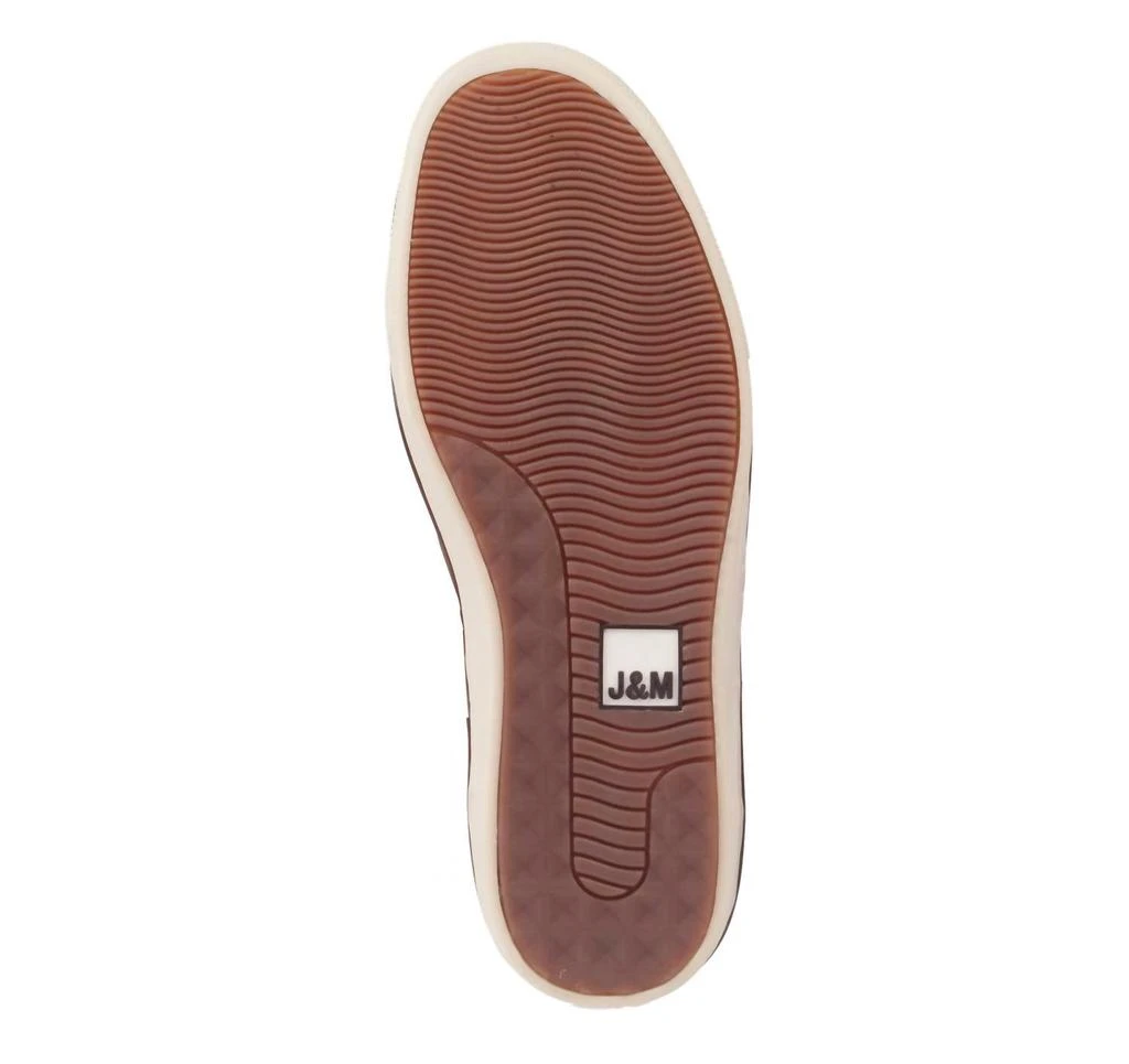 Johnston & Murphy Men Mcguffey Woven Slip-On Shoes In Tan Full Grain 3