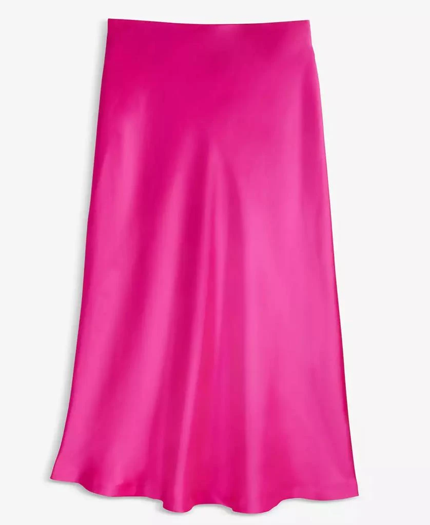 On 34th Women's A-Line Satin Midi Slip Skirt, Exclusively at Macy's 5