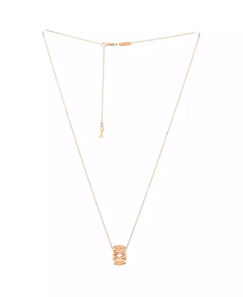 Pre-Owned Tiffany 
Co Atlas X Open Pendant Necklace 5