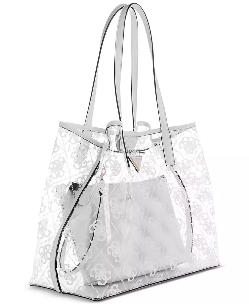 GUESS Tuana Large Clear Tote with Removable Pouch 5