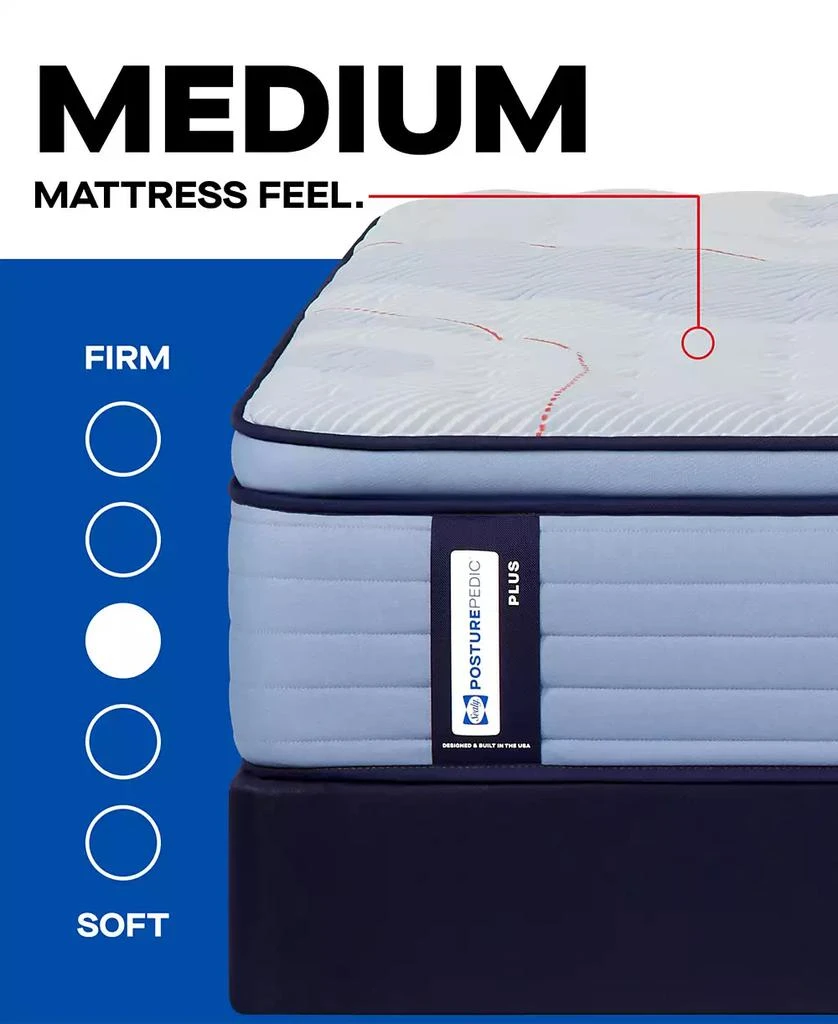Sealy Posturepedic Kersall 15" Medium Euro Pillowtop Mattress - 3