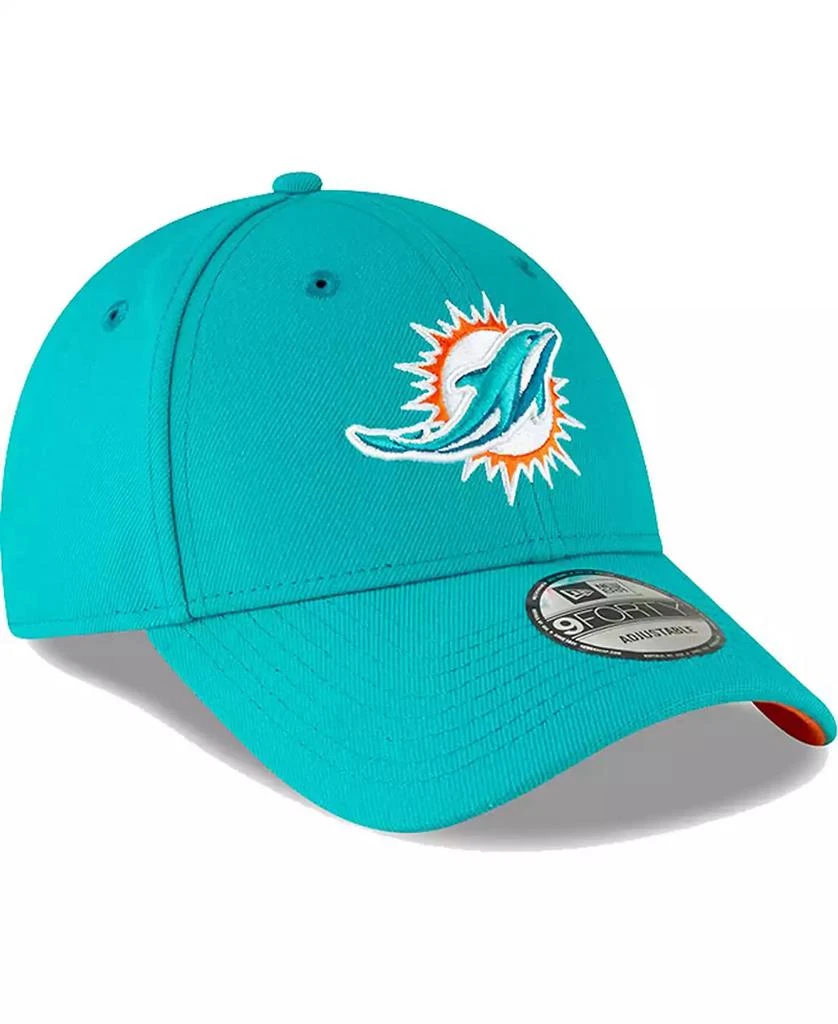 New Era Men's Aqua Miami Dolphins 9FORTY The League Adjustable Hat 3