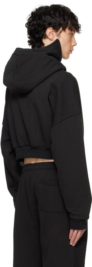 Entire Studios Black Cropped Full Zip Hoodie 3