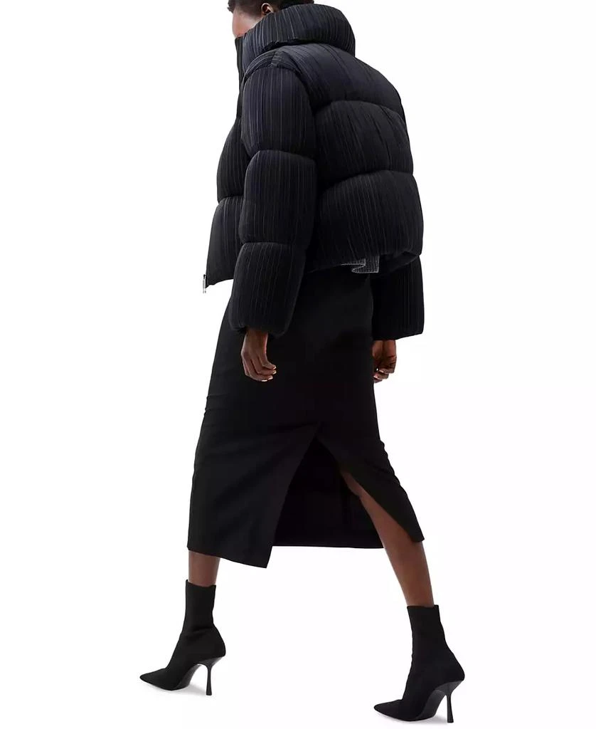 French Connection Women's Dinara Crinkle Puffer Coat 3