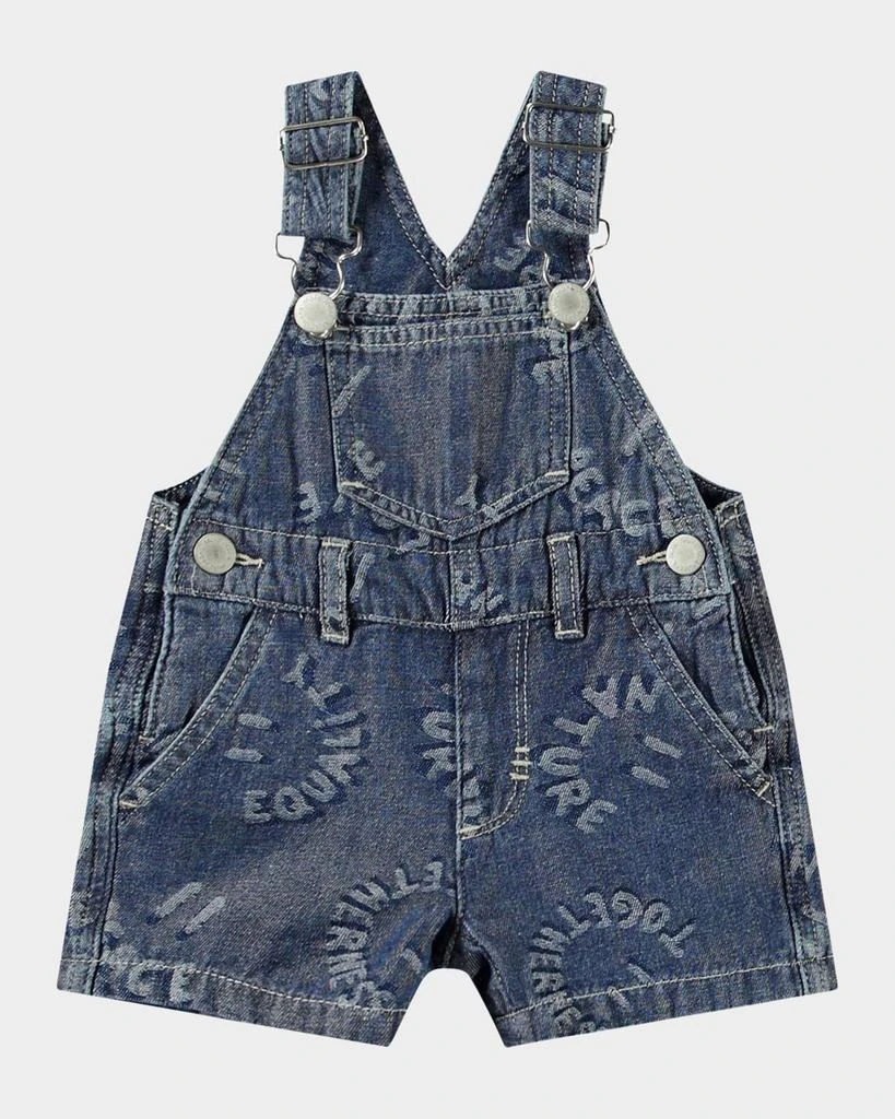 Molo Boy's Spot Denim Overalls, Size 9M-3 1