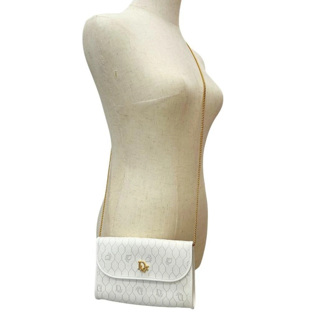 Dior Dior Honeycomb  Canvas Shoulder Bag (Pre-Owned) 6