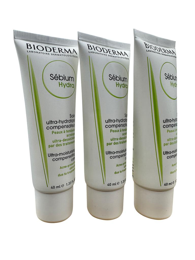 Bioderma Bioderma Sebium Hydra Ultra Moisturizing Compensation Care 1.33 OZ Set of 3