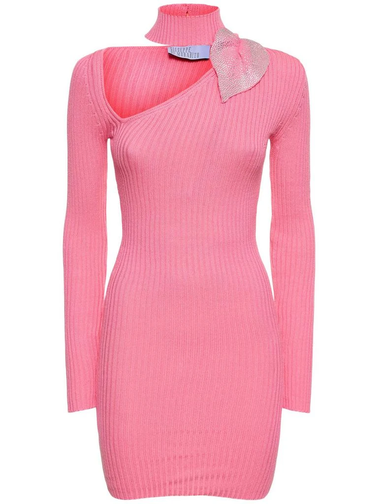 GIUSEPPE DI MORABITO Cotton Mini Dress 1