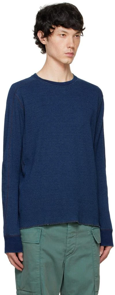 RRL Indigo Jacquard-Knit Sweater 2