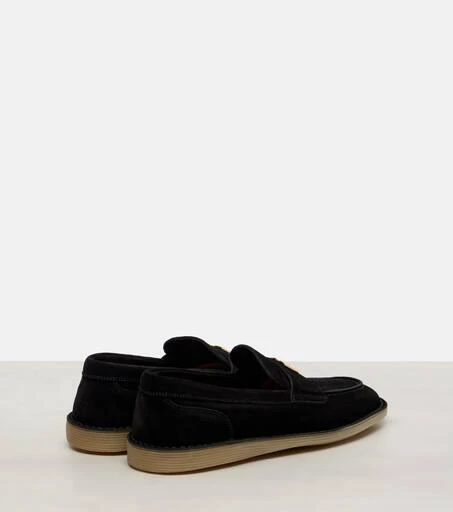 Dolce 
Gabbana DG suede loafers 2