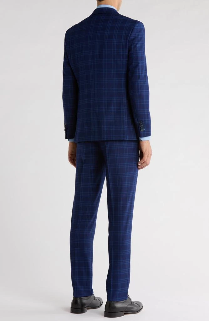 English Laundry Trim Fit Plaid Two-Piece Suit 2