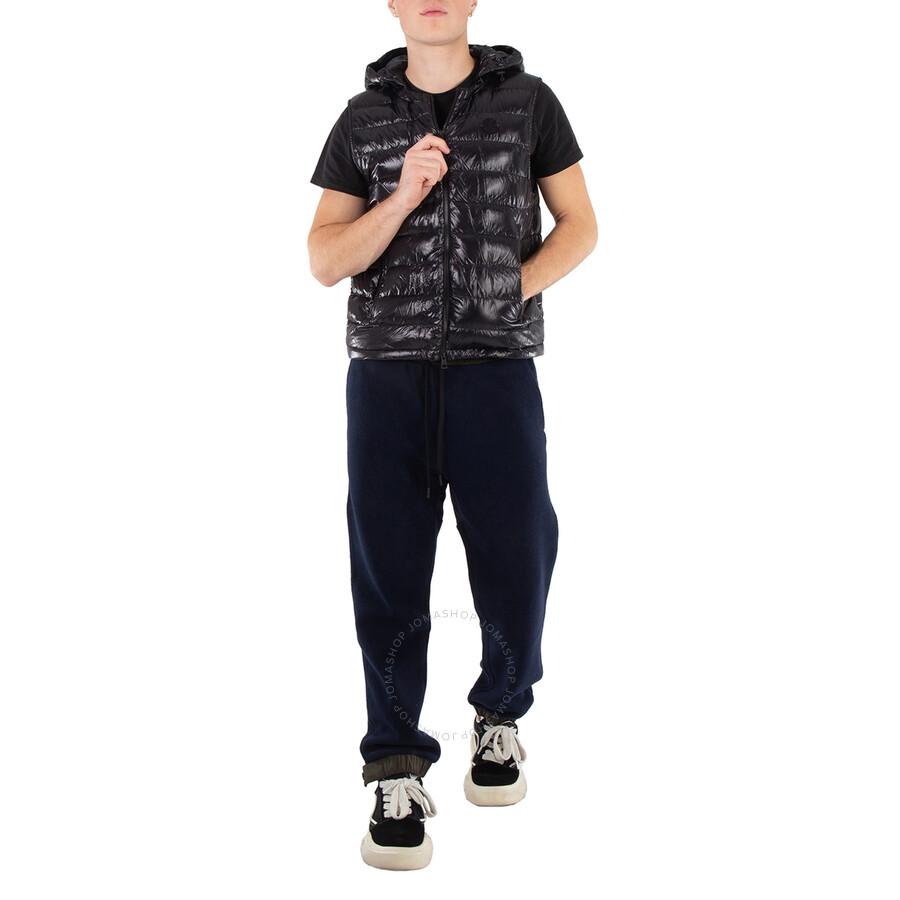 Moncler Grenoble Fleece Track Pants In Dark Navy