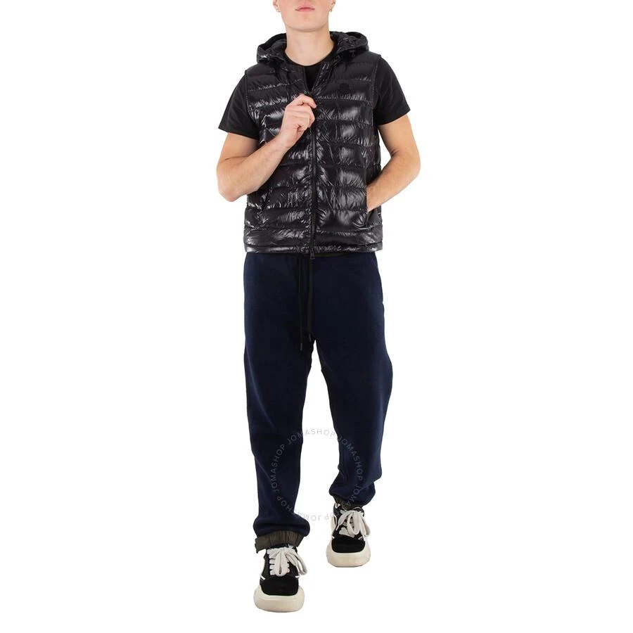 Moncler Grenoble Fleece Track Pants In Dark Navy 1