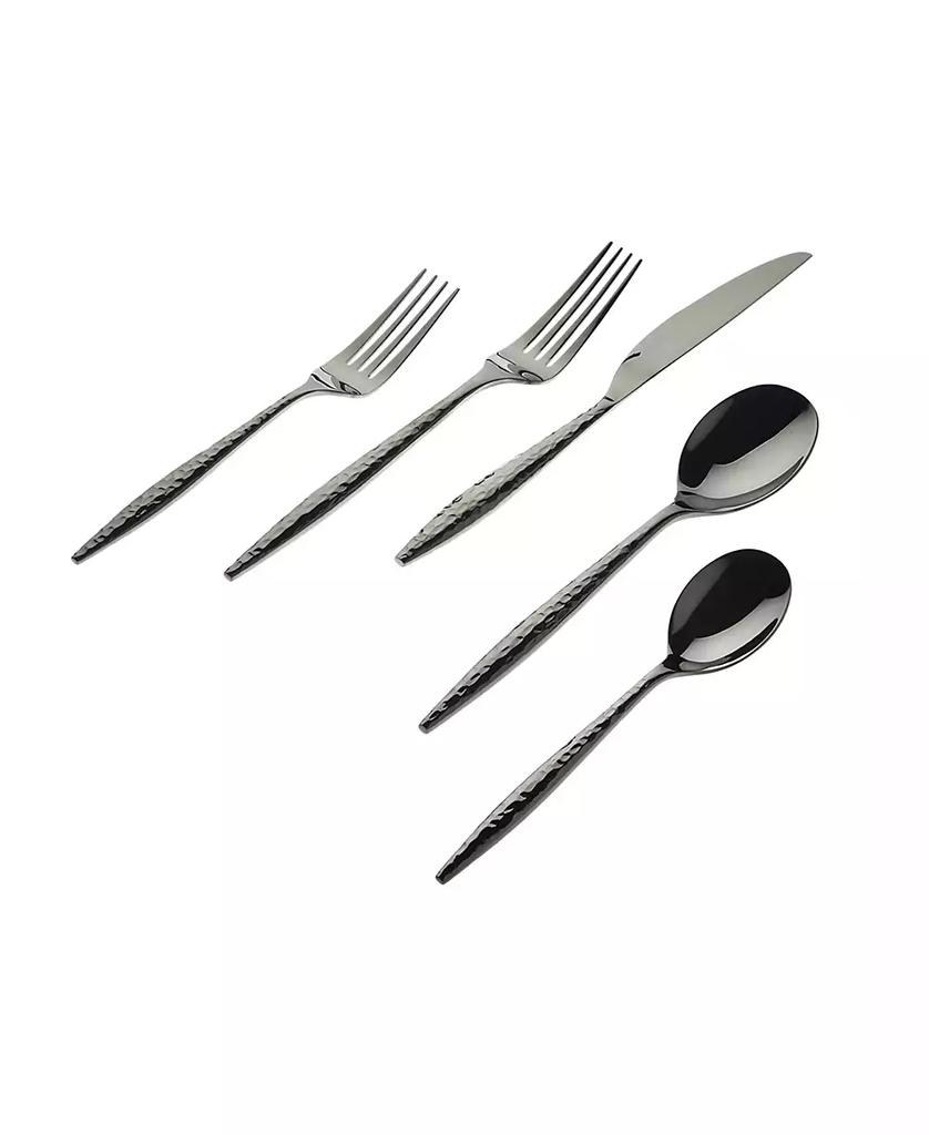 Godinger Avelino Graphite 20 Piece Flatware Set, Service for 4