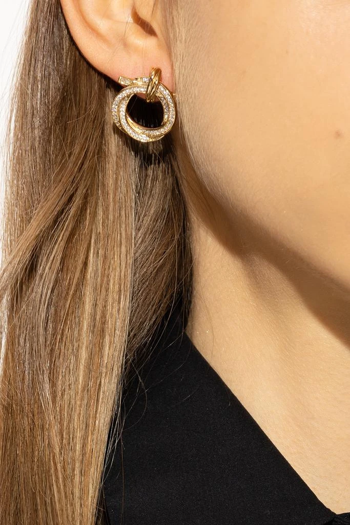 Salvatore Ferragamo Brass earrings 2