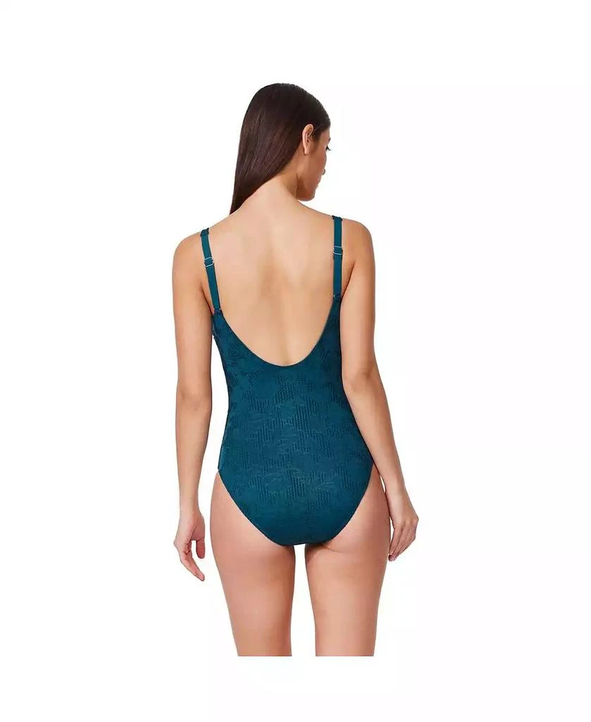 Profile by Gottex Women
s Jolene Textured Square Neck One Piece 3