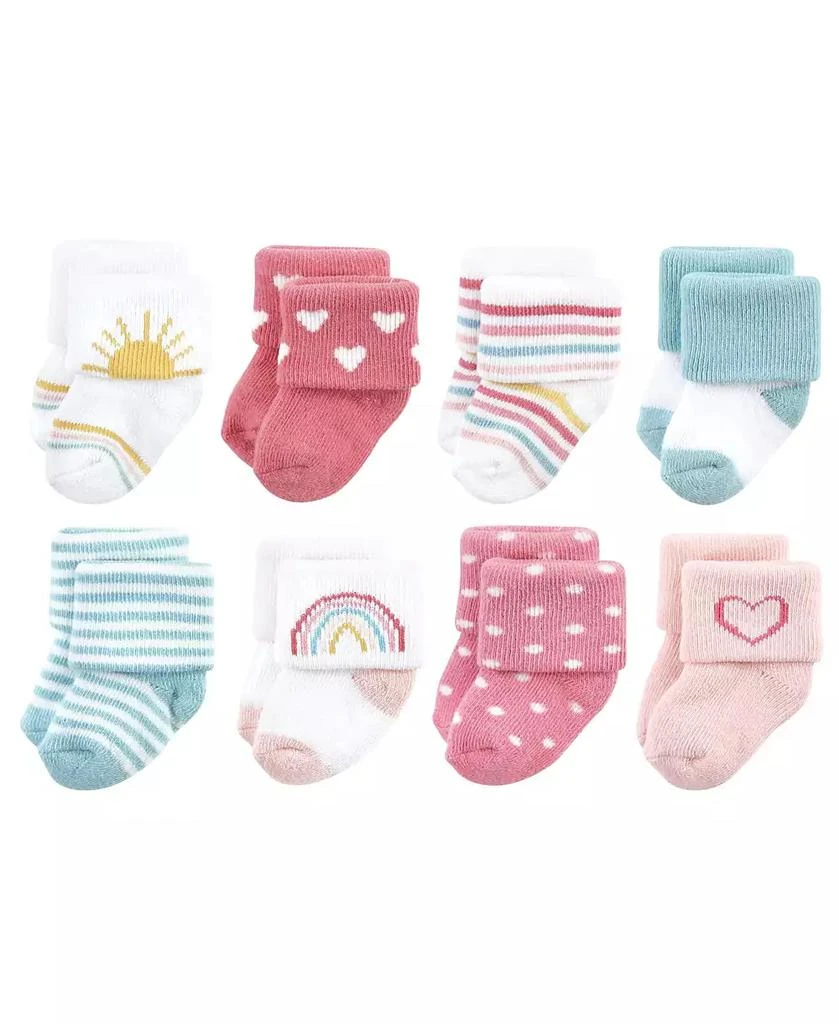 Hudson Plush Terry Socks 8 Pack