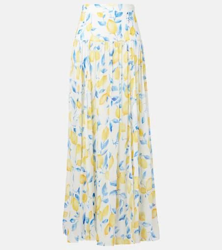 Alexandra Miro Jamie sheer maxi skirt 1