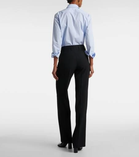 Dries Van Noten High-rise wool-blend straight pants 3