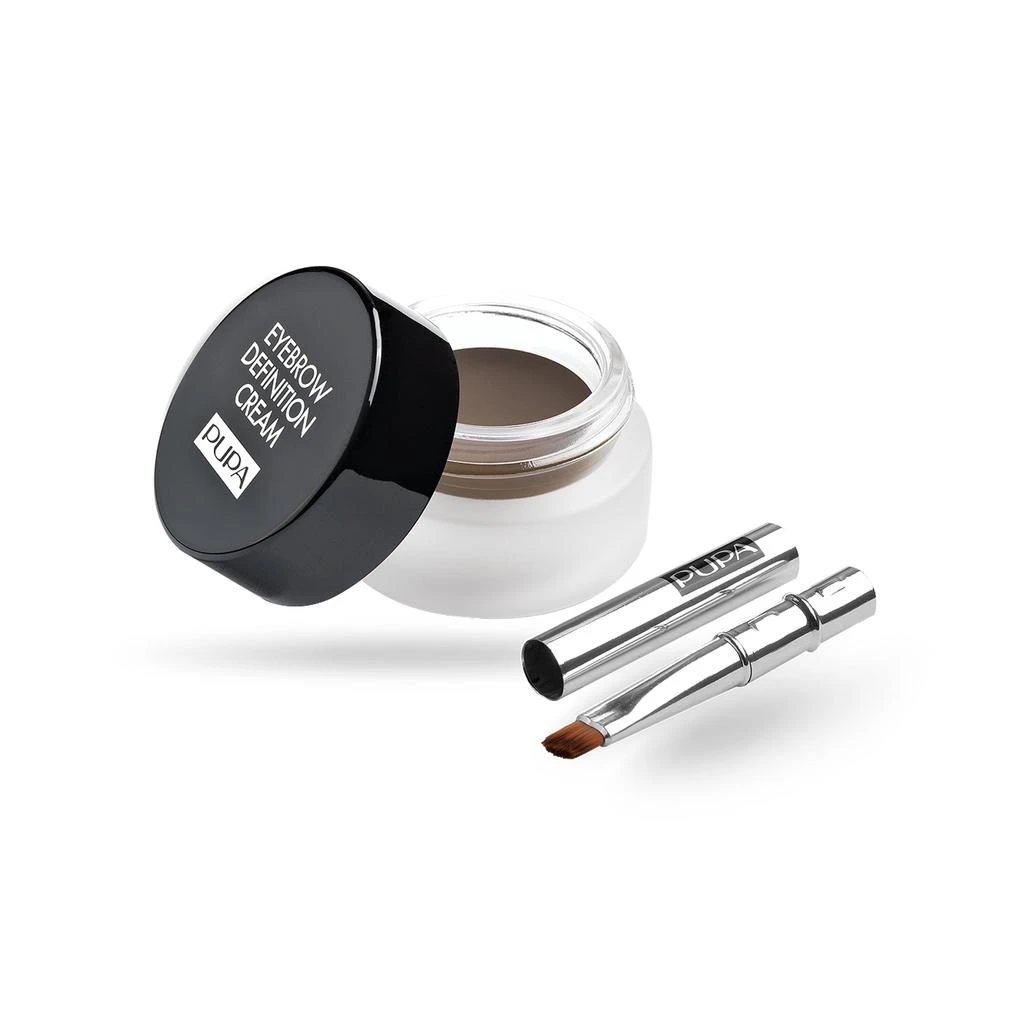 PUPA Milano Eyebrow Definition Cream - 004 Dark Chocolate by  for Women - 0.09 oz Eyebrow 1