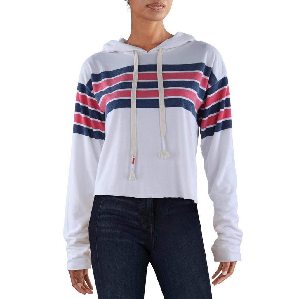 Wildfox Womens Crop Polyester Hoodie
