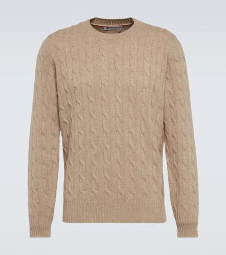 Brunello Cucinelli Cable-knit cashmere sweater 1