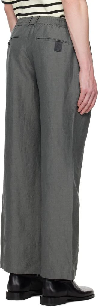 n.hoolywood Gray Tucked Trousers 3