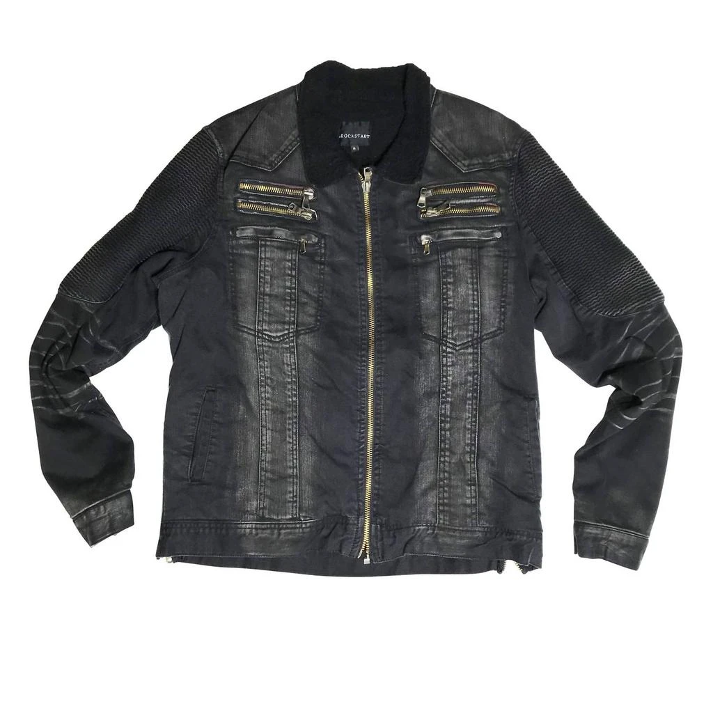 ROCKSTAR ORIGINAL Rockstar Original - Men's Fur-Lined Denim Jacket
