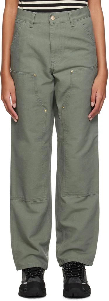 Carhartt WIP Blue Double Knee Jeans 1