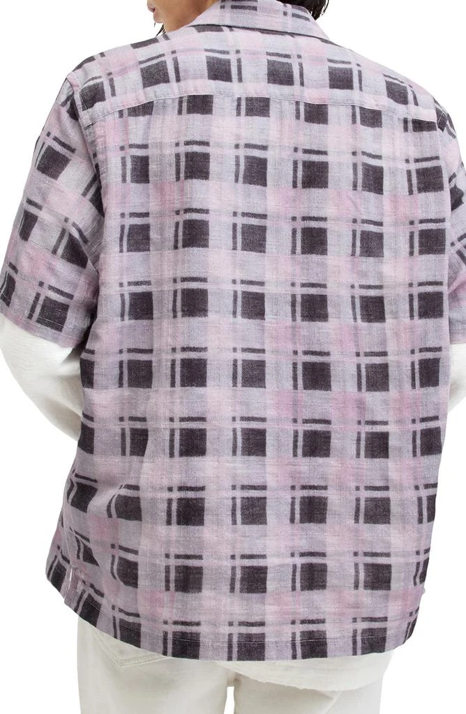 ALL SAINTS Big Sur Check Camp Shirt 9