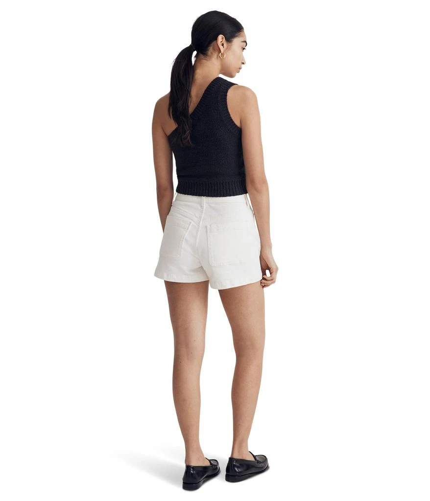 Madewell The High-Rise Sailor Short in Tile White 2