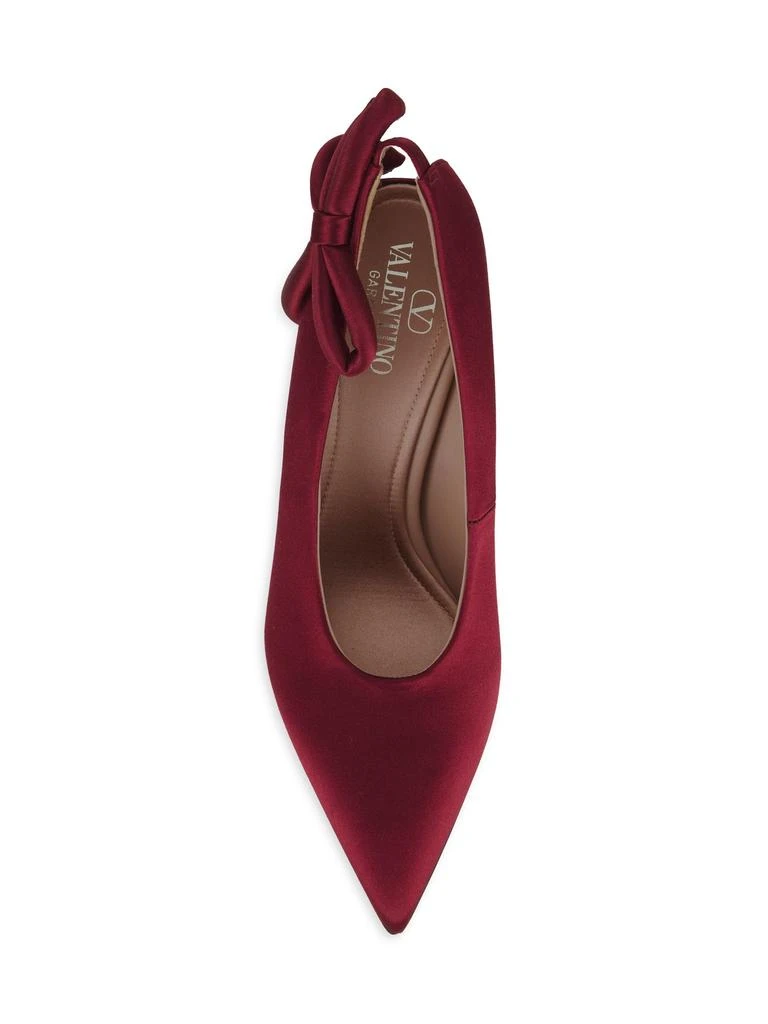 Valentino 105MM Bow Satin Pumps 5
