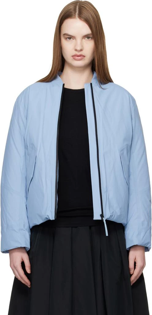 Veilance Blue Decca Down Bomber Jacket