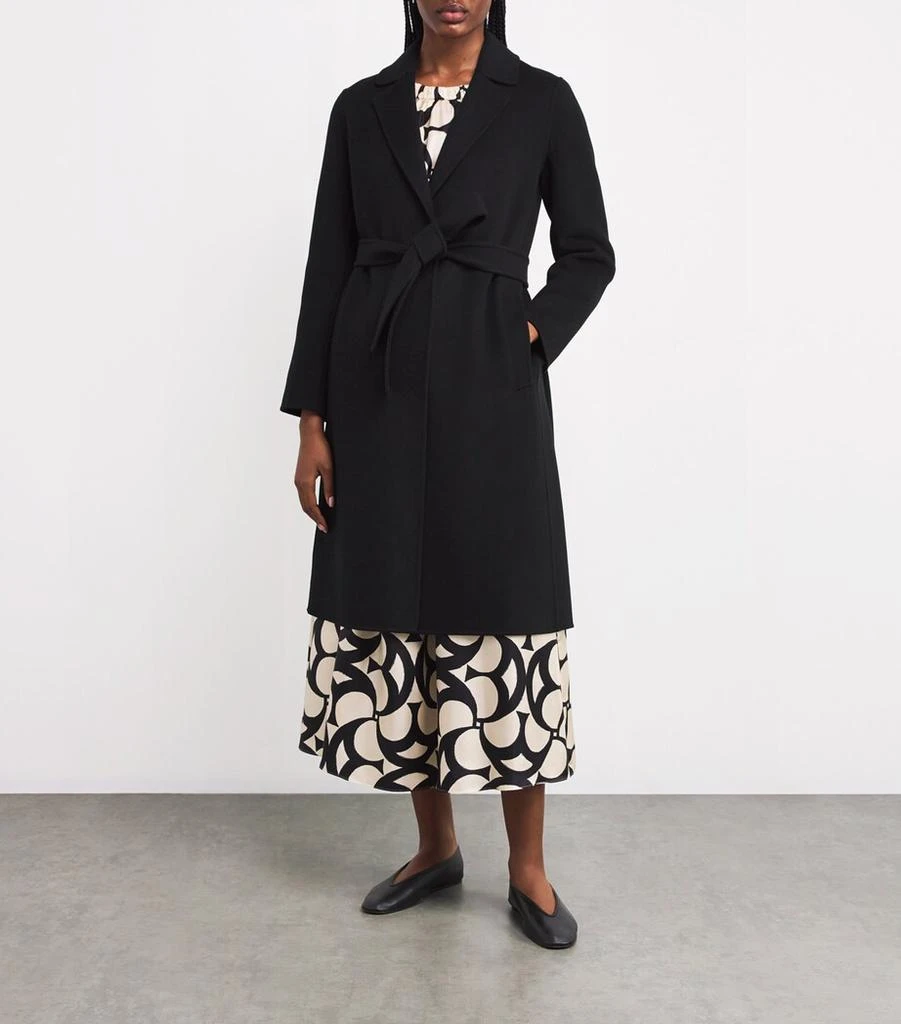 Max Mara Virgin Wool Wrap Coat 2