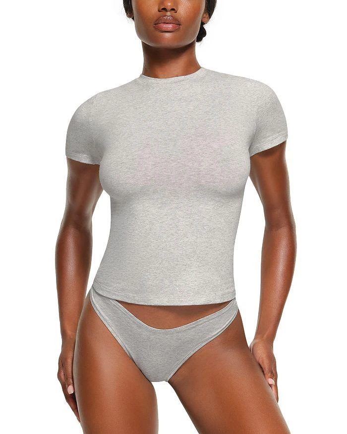 SKIMS Cotton Jersey Short Sleeved Tee 1