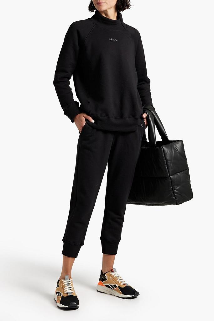 Koral Printed French terry turtleneck sweatshirt