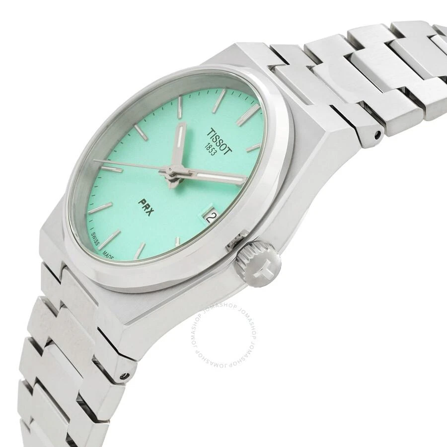 Tissot PRX Quartz Light Green 35mm Dial Ladies Watch T1372101109100 2