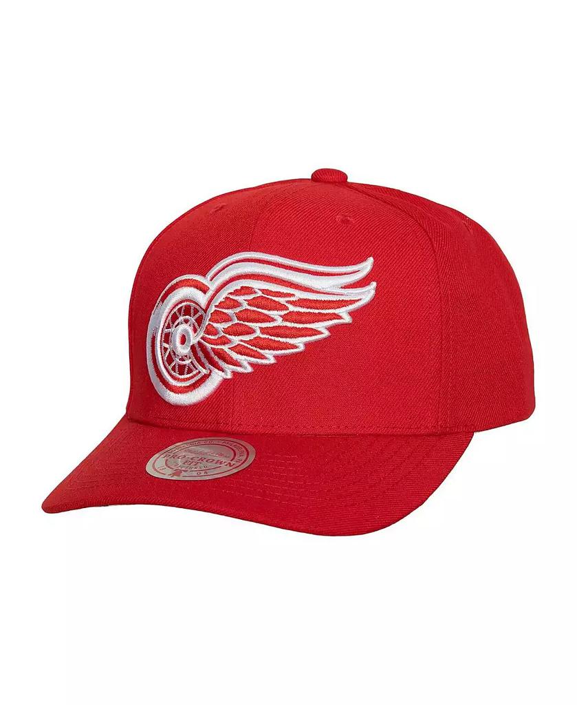 Mitchell 
Ness Men
s Red Detroit Red Wings Team Ground Pro Adjustable Hat