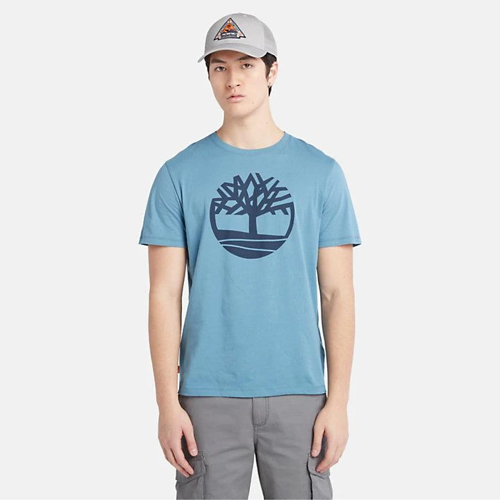 Timberland Kennebec River Tree Logo T-Shirt for Men in Blue 4