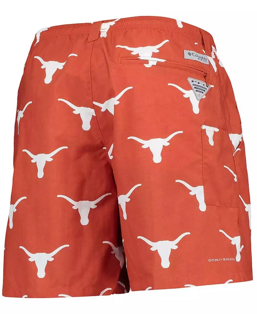 Columbia Men's Texas Orange Texas Longhorns PFG Backcast Ii Omni-Shade Hybrid Shorts 4