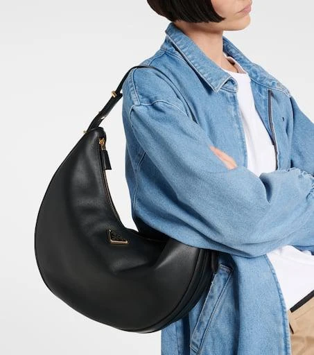 Prada Arque Large leather shoulder bag 2