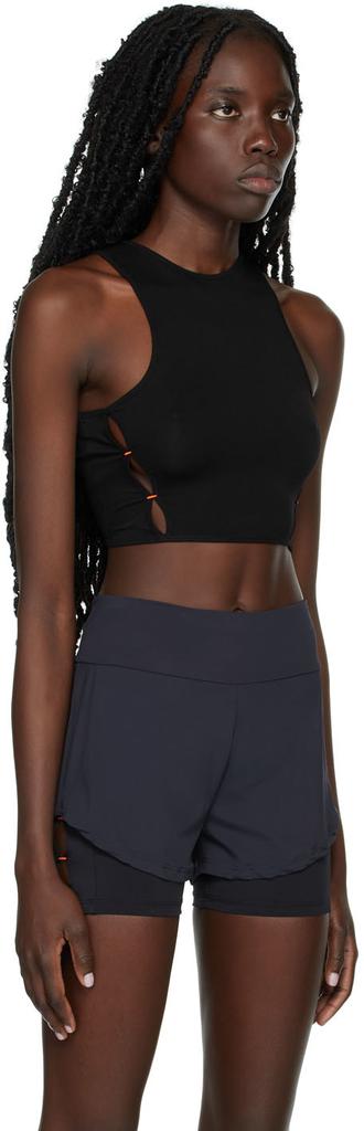 RUI SSENSE Exclusive Black Cut-Out Cropped Tank