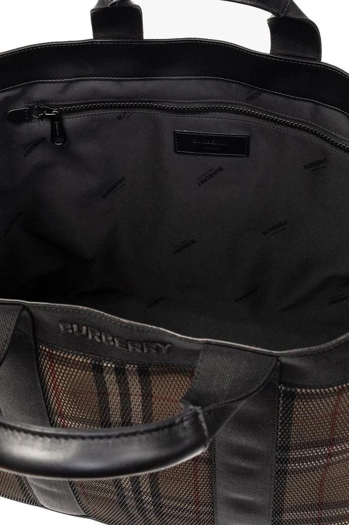 Burberry Burberry Checked Mesh Tote Bag 5