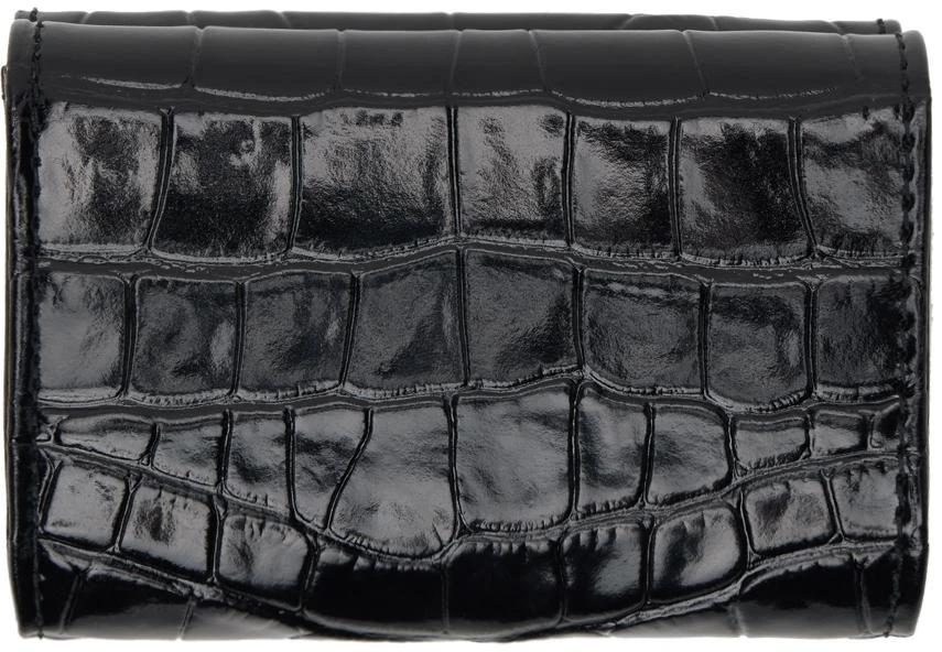 Vivienne Westwood Black Crocodile Envelope Billfold Wallet 2